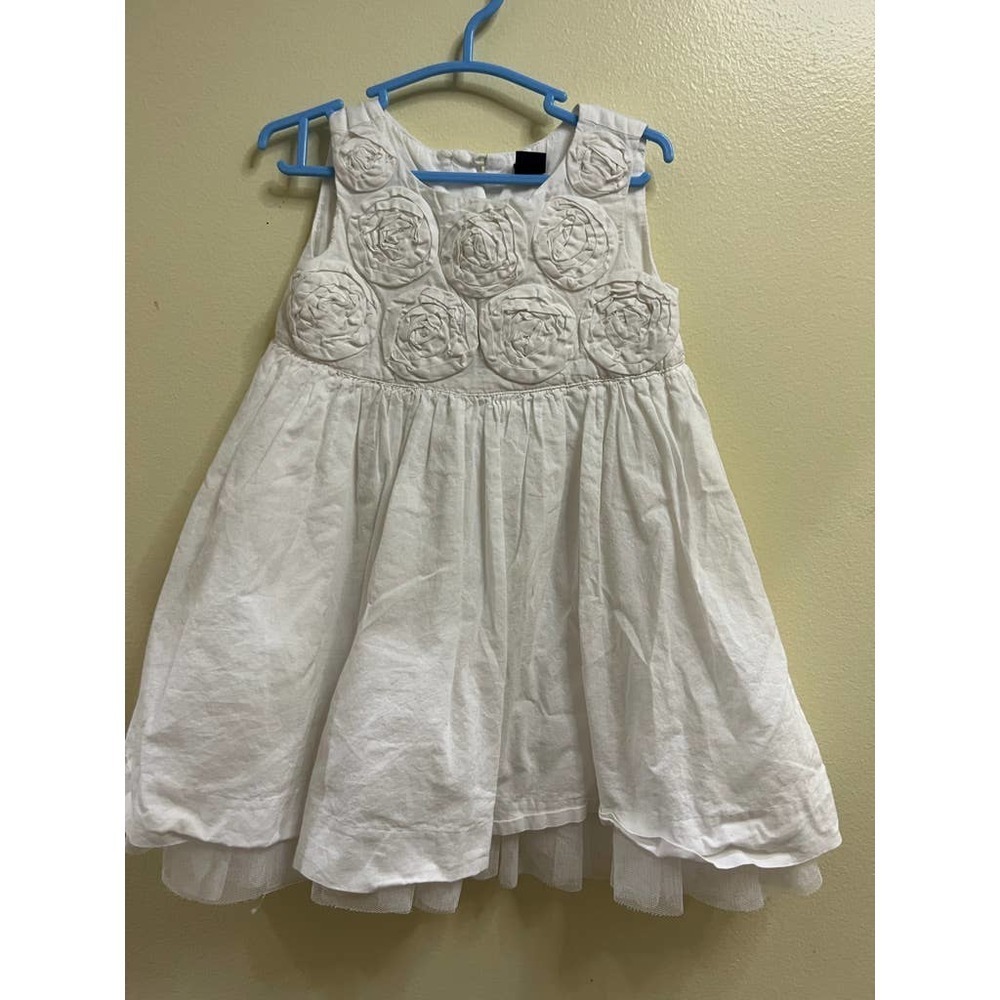 Gap White Rose Dress​​​
